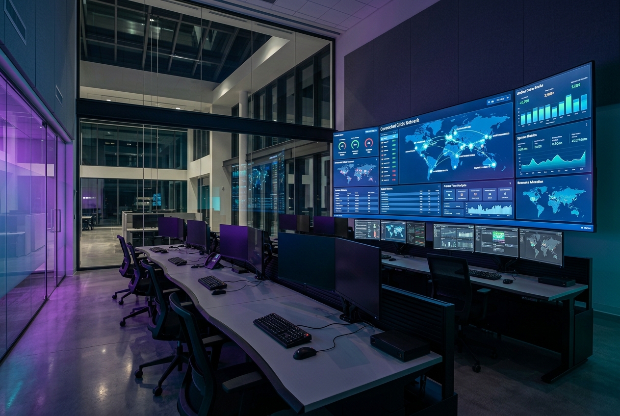 Centralized clinic network operations command center